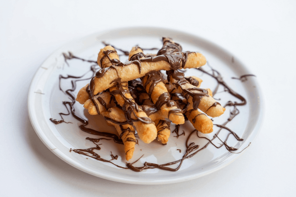 Chiacchiere con Nutella